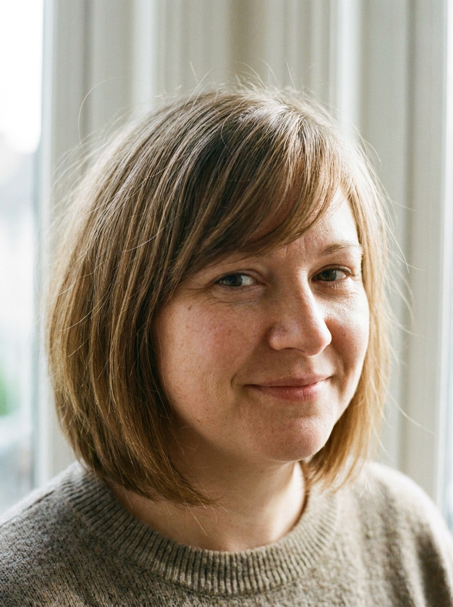 Bob mit Side-Swept Bangs als Bob Frisuren für rundes Gesicht Inspiration 2026